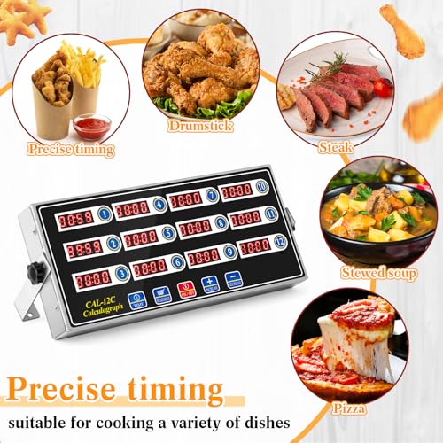 1 Pack Commercial Digital Kitchen Timer for Cooking