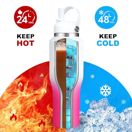 40oz Stainless Steel Water Bottle