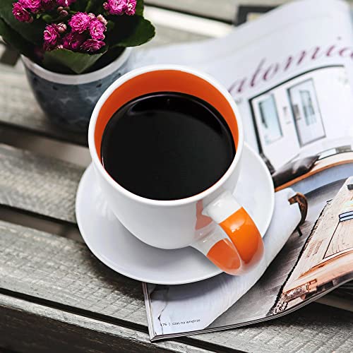 Java Two Tone Coffee Mugs 12 oz. Set of 10 (10 Count)
