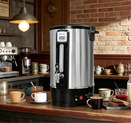 Commercial Coffee Urn 100 Cup Stainless Steel Coffee Maker