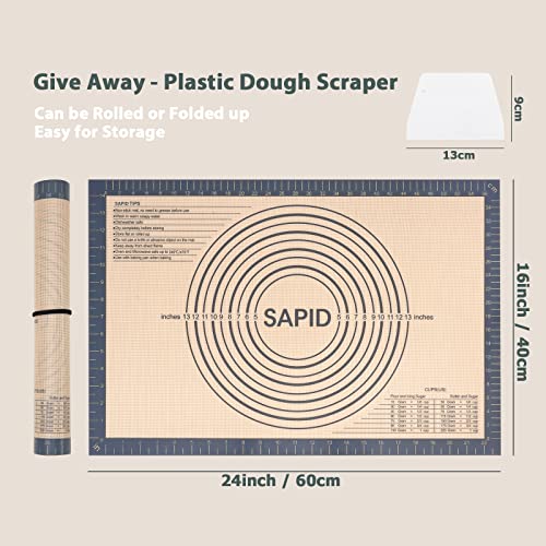 Non Slip Silicone Pastry Mat Large Non