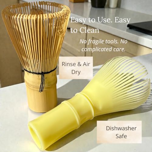 HAPPY PATH & CO Matcha Whisks for Japanese Matcha Tea (2 Count)
