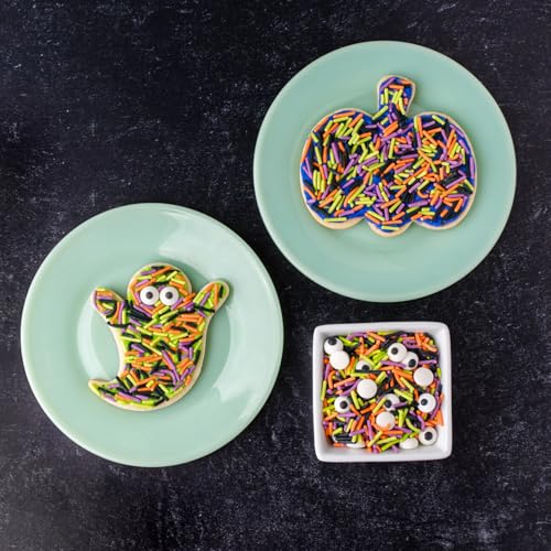 Cookie Cutters with Sprinkle Mix & Candy Eyeballs