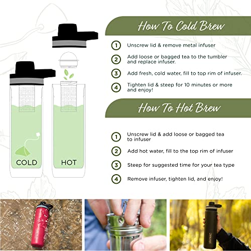 Steepware Tea Tumbler and Thermos