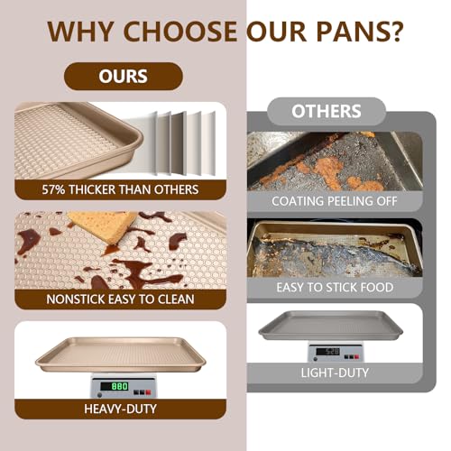 Baking Sheet Pan Set of 2