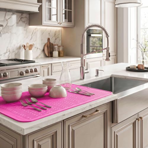 Silicone Dish Drying Mat for Multiple Usage
