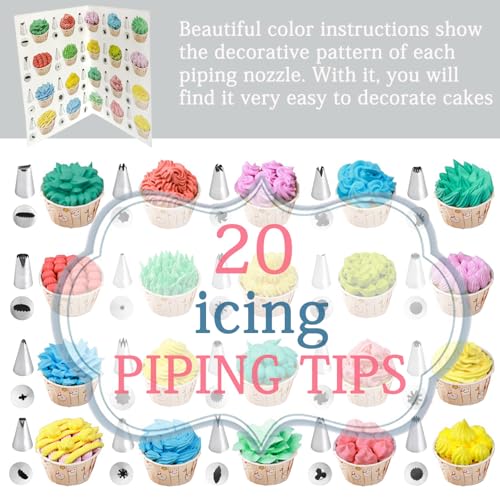 Piping Bags and Tips Set