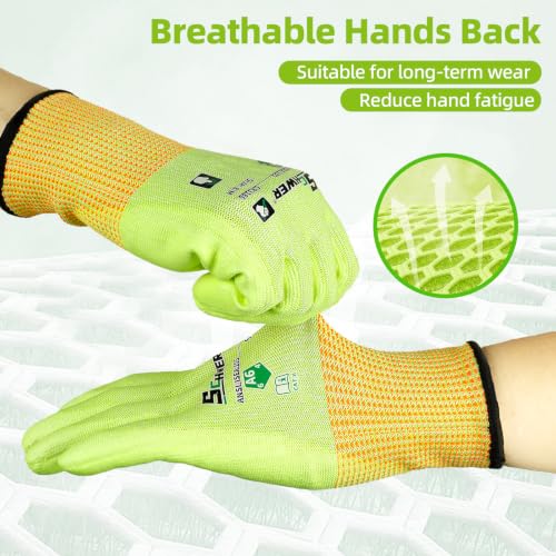 12 Pairs ANSI A6 Cut Resistant Gloves (12 Count)