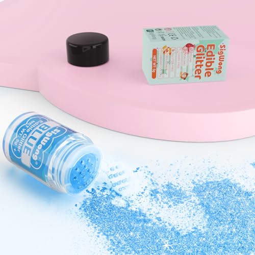 Blue Edible Glitter