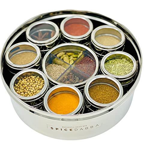Stainless Steel Indian Spice Box