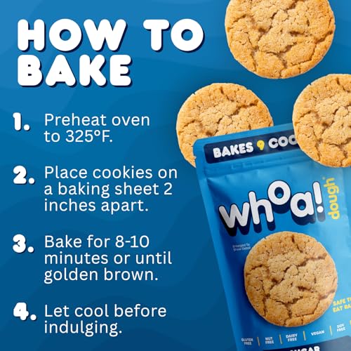 Whoa Dough Ready to Bake Cookie Dough Sugar Cookie (165.6 Ounce)