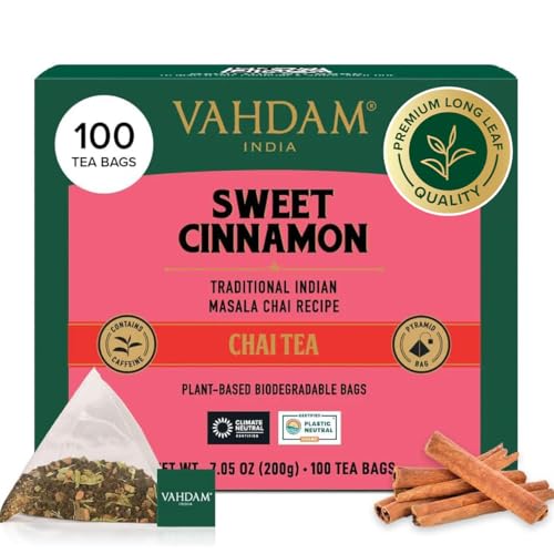 Sweet Cinnamon Chai Tea Bags (100 Count)