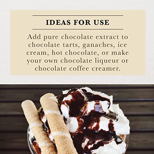 Pure Chocolate Extract for Baking (4 Fl Oz)