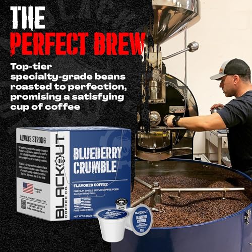 Blackout Coffee Blueberry Crumble Coffee Pods (18 Count)