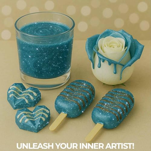 Bulk 20g Light Blue Edible Glitter for Drinks