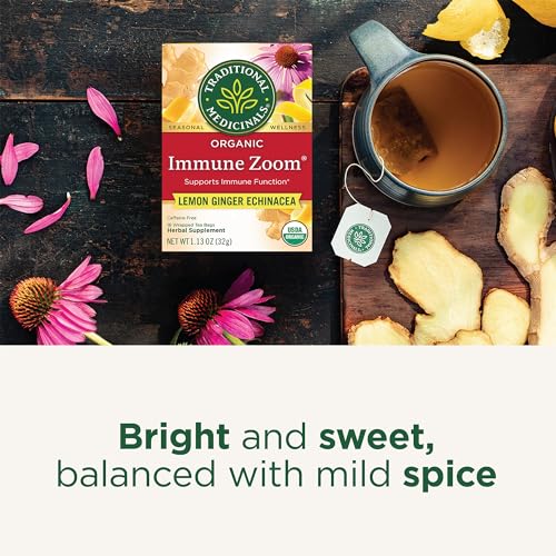 Tea Organic Immune Zoom Lemon Ginger (144 Count)