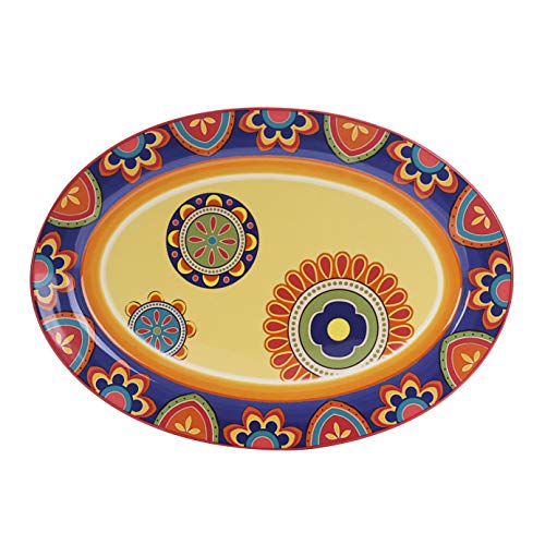 Tunisian Ceramic 16 inch Oval Platter