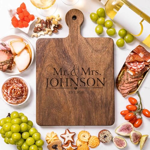 Personalized Mr & Mrs Cutting Board