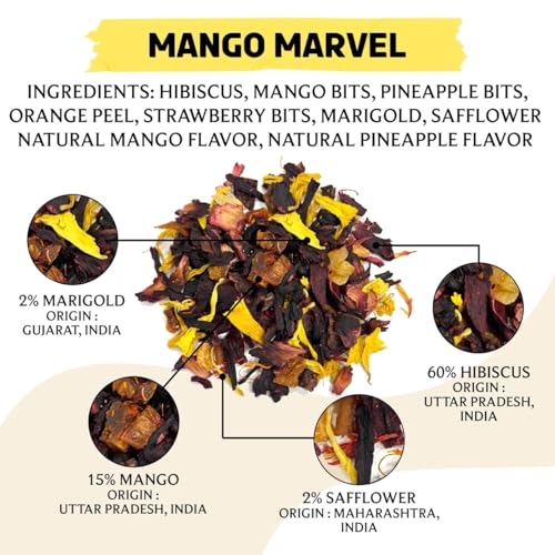 Mango Marvel Herbal Loose Leaf Tea (3.53 Ounce)