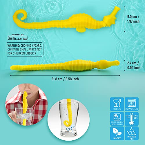Silicone Reusable Animal Straw for kids