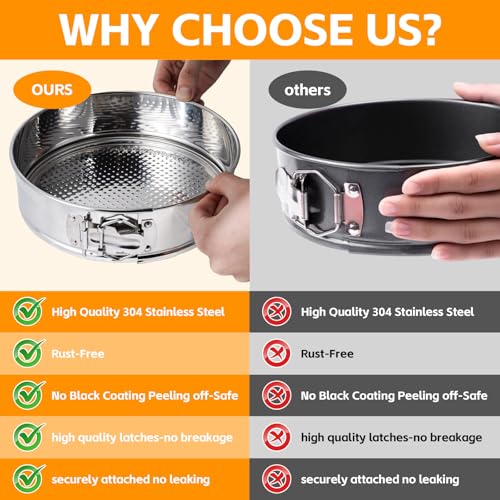 10 Inch Springform Pan for Baking