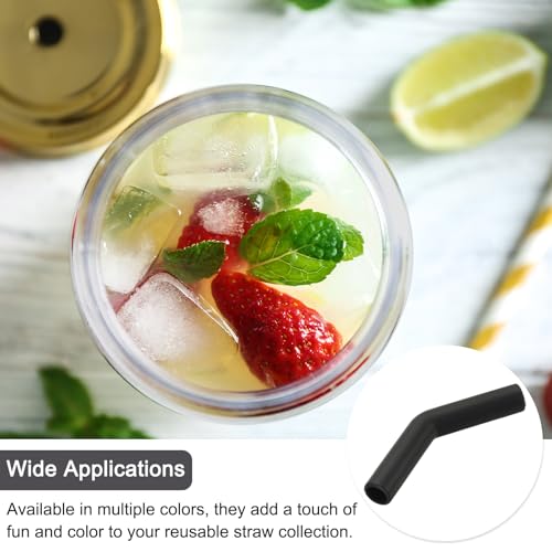 4Pcs Silicone Straw Tips (4 Count)