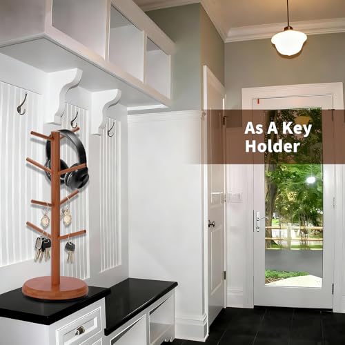 Mug Holder 360° Rotating Mug Tree Holds 8 Coffee Cups