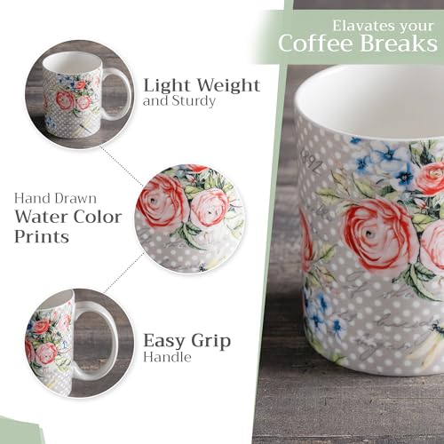 Coffee Mug with Handles Tea Cups