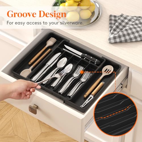 Expandable Silverware Drawer Organizer