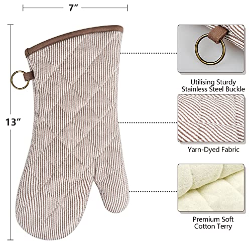 Yarn Dyed Oven Mitts 1 Pair (2 Count)