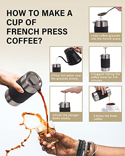 POLIVIAR French Press Coffee Maker