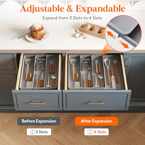 Utensil Organizer for Kitchen Drawer