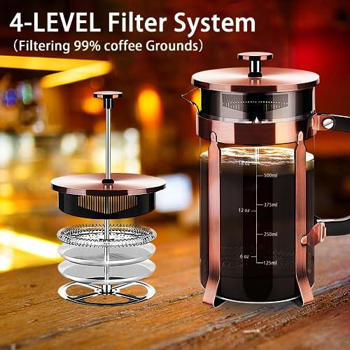 French Press Coffee Maker 304 Stainless Steel Coffee Press