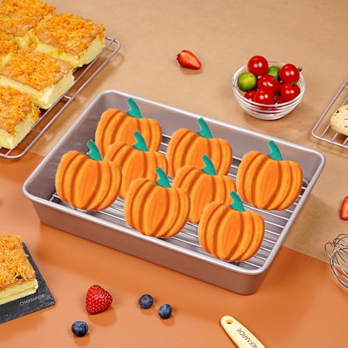 2PCS Pumpkin Cake Pan Fall Silicone Molds Mold Pumpkin Cake Mold (2 Count)
