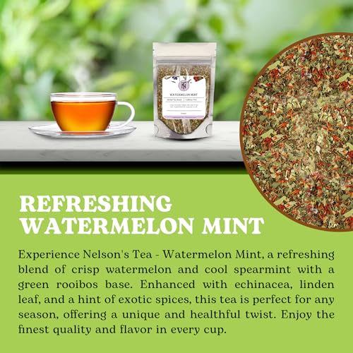Watermelon Mint Green Rooibos Loose Leaf Tea
