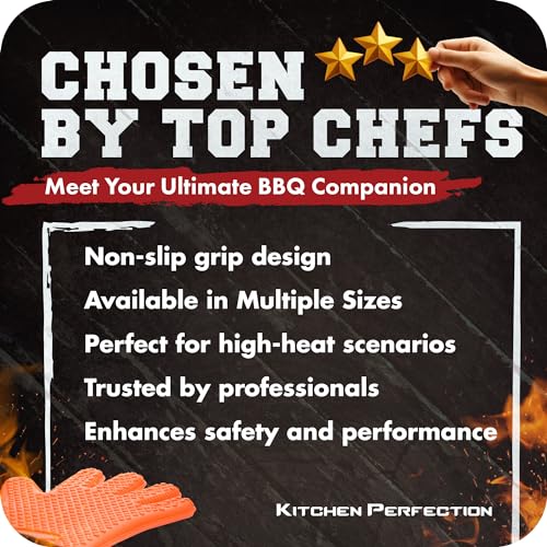 XL Silicone Smoker BBQ Gloves