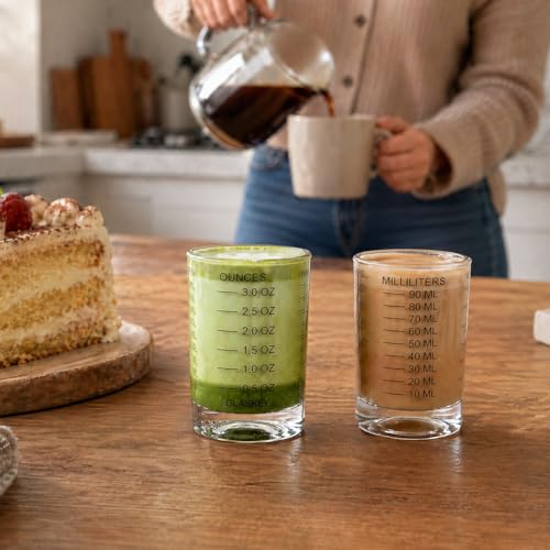 2 Pack Shot Glass Measuring Cup Set (2 Count)