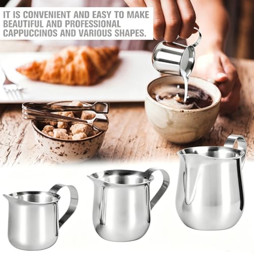 4.5 oz Milk Frothing Pitcher Stainless Steel Small Bell