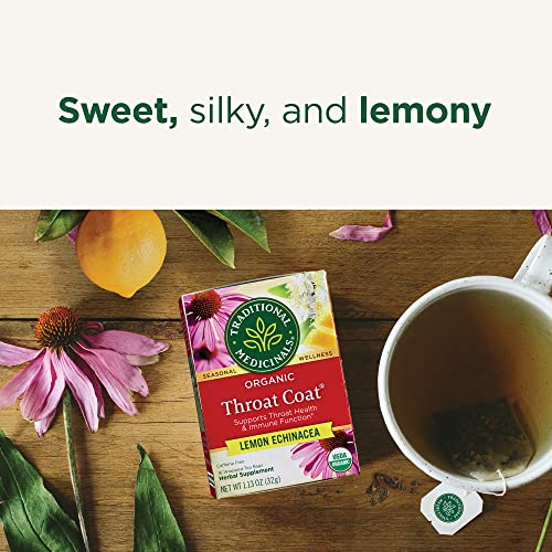 Organic Throat Coat Lemon Echinacea (32 Count)