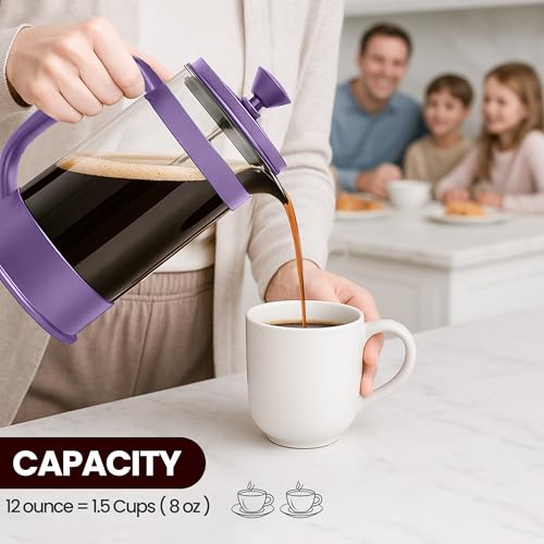 12 Ounce 0.35 Liter French Press Coffee Maker