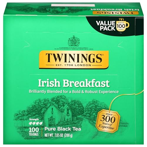 Irish Breakfast Black Tea Individually Wrapped Bags (100 Count)