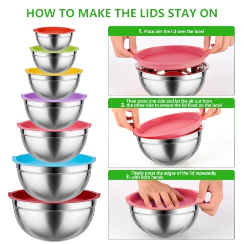 Mixing Bowls with Lids Set