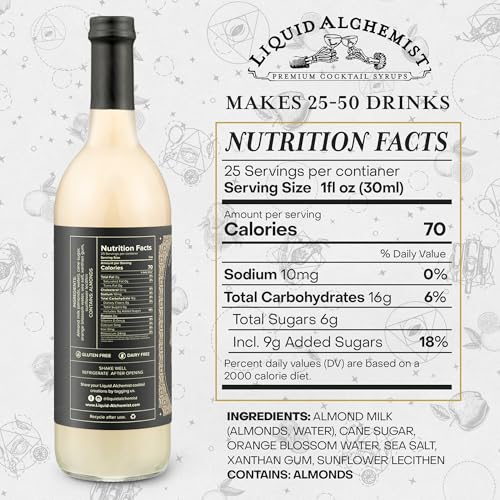 Orgeat Syrup for Cocktails (25.4 Fl Oz)