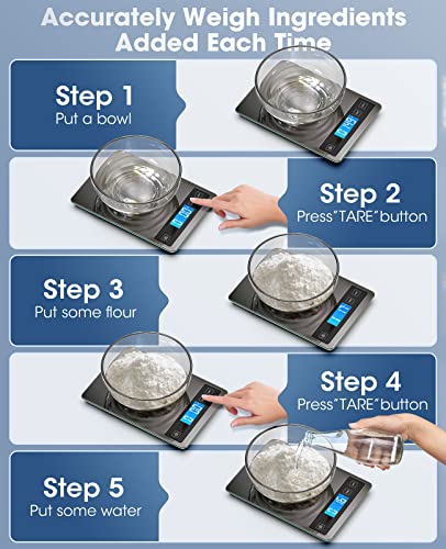 Digital Kitchen Food Scale 22lb for Cooking Baking