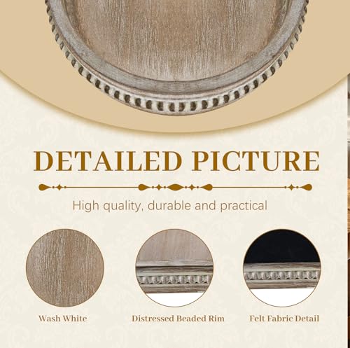Oval Decorative Wooden Tray