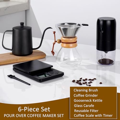 Pour Over Coffee Maker Set