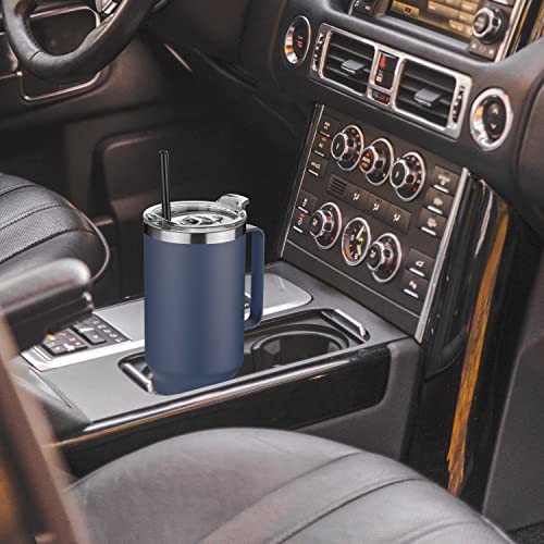 40 oz Stainless Steel Tumbler with Handle (8 Count)