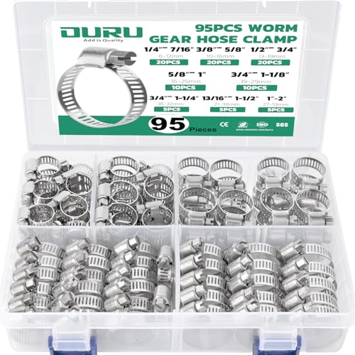 95PCS Hose Clamps Assortment Kit