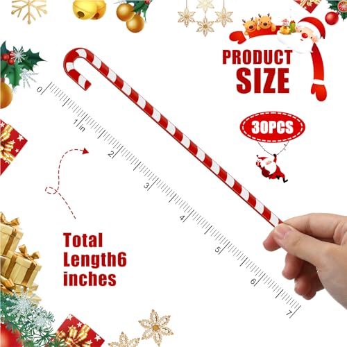 30Pcs Christmas Drink Stirrer Candy Cane Stir Stick (30 Count)