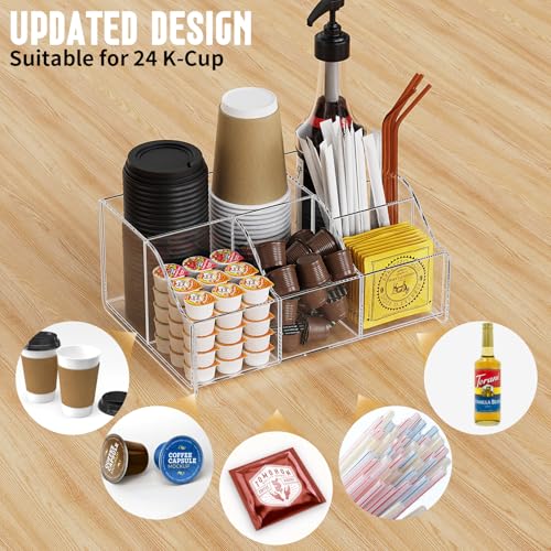 Acrylic Coffee Station Organizer